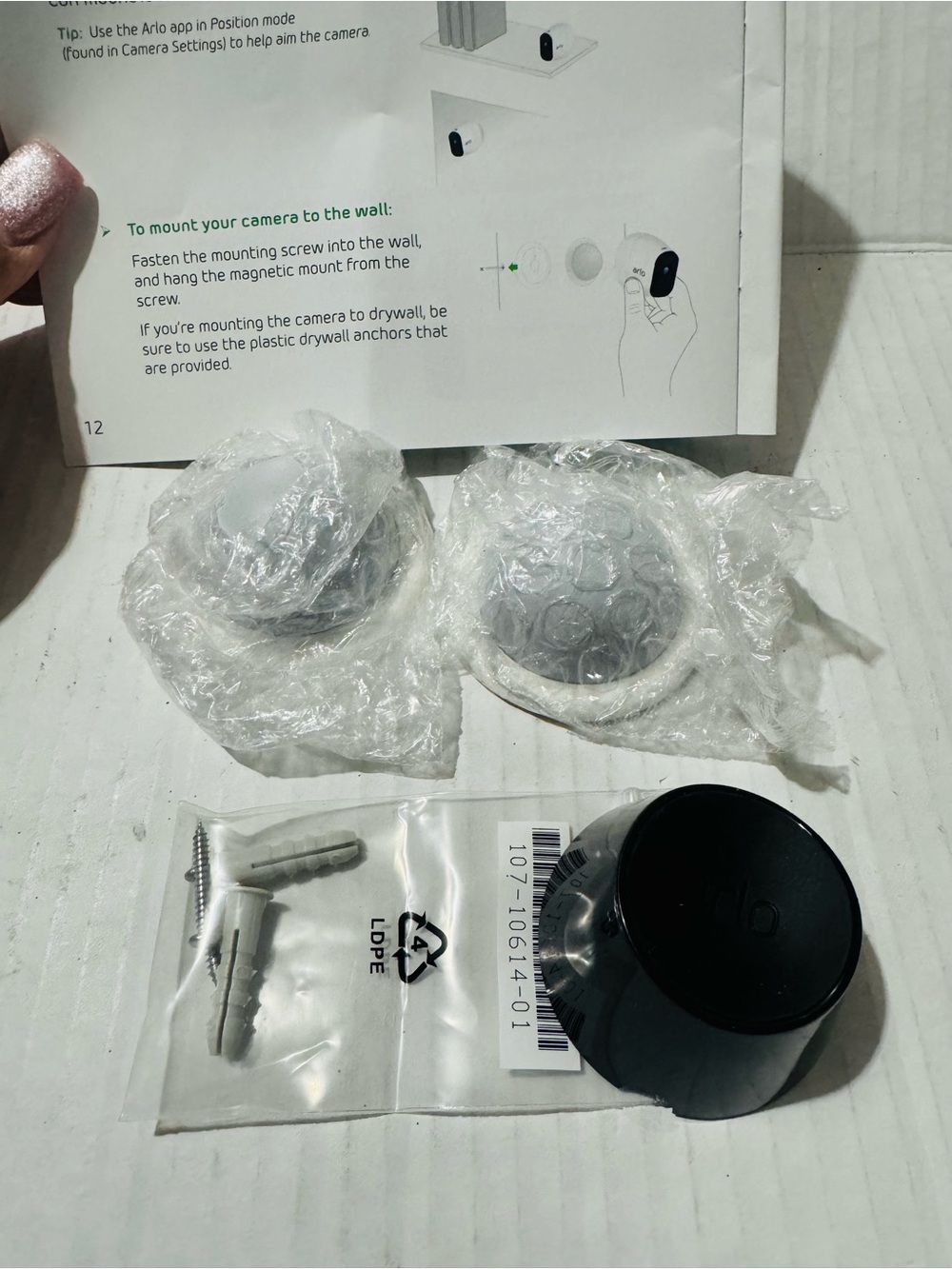 Arlo security camera magnetic wall mounts new